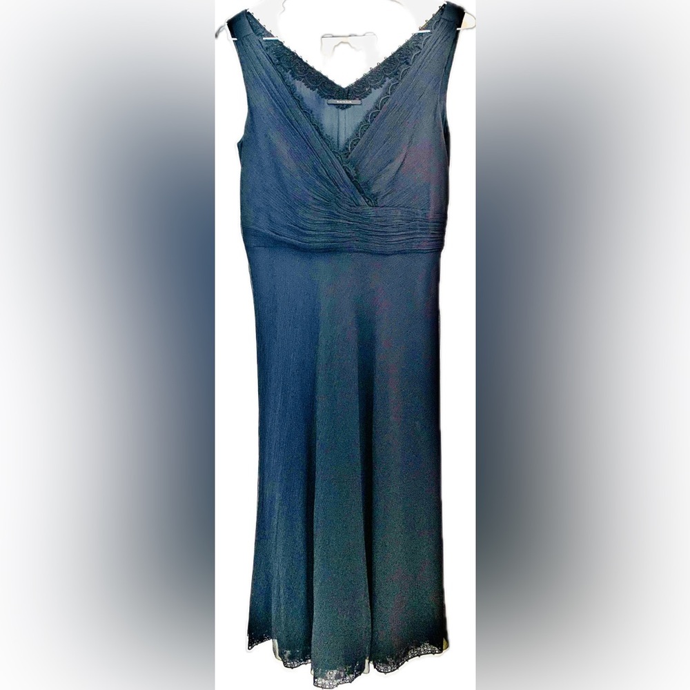 Elie Tahari Black Silk Cocktail Dress